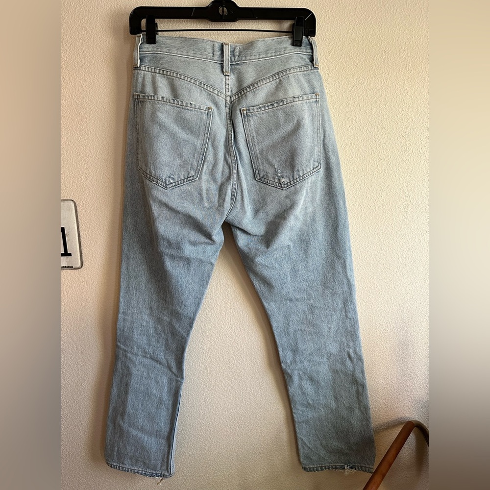 AGOLDE | Riley Ripped Crop Jeans - Picture 3 of 8